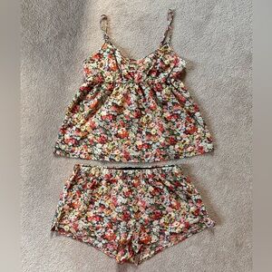 J Crew Liberty pj set cami & short